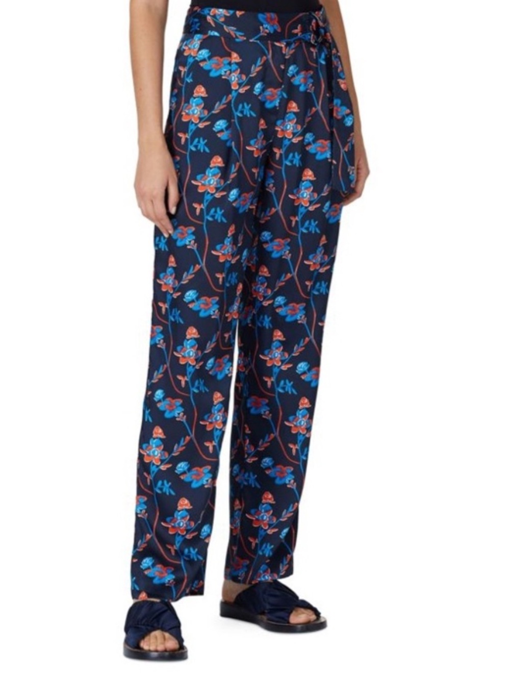 THAKOON COLLECTIVE Daisy Belted High Waist Pants